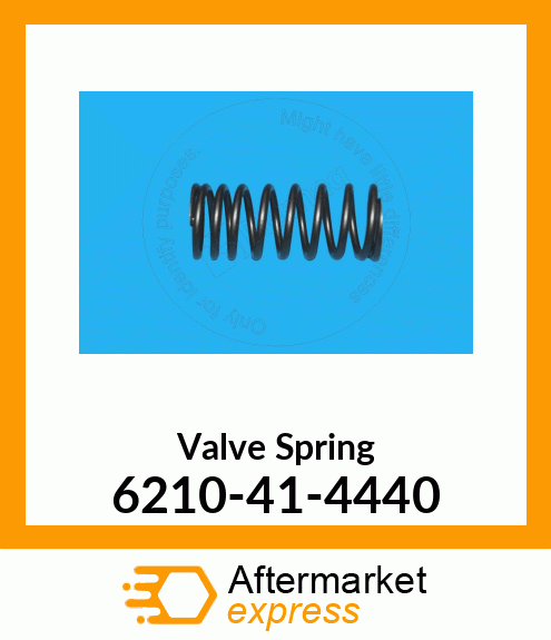 Spare part 6210-41-4440 + SPRING, VALVE