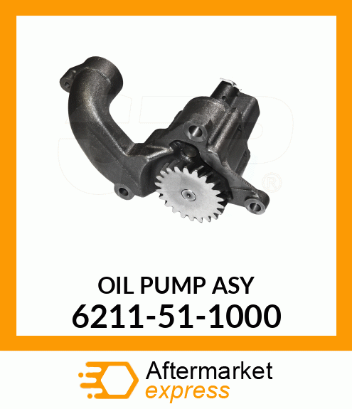 Spare part 6211-51-1000 + PUMP, ENGINE OIL