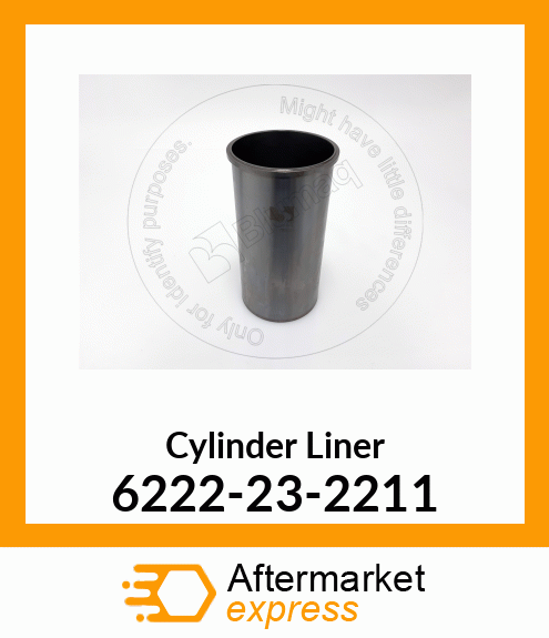 LINER, CYLINDER S6D108 6222-23-2211