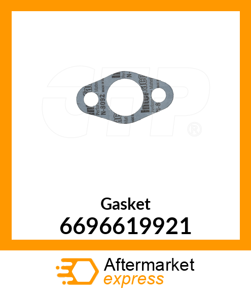 Spare part 6696-61-9921 + GASKET,(SEE FIG.A2011)