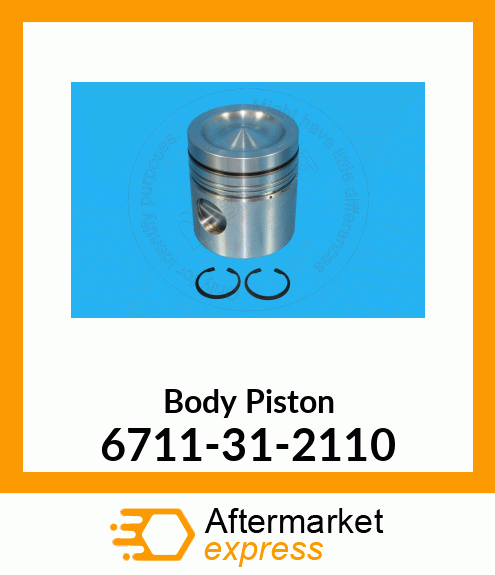 Piston 6711-31-2110