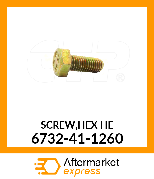 Spare part 6732-41-1260 + BOLT (M8x1.25x22)