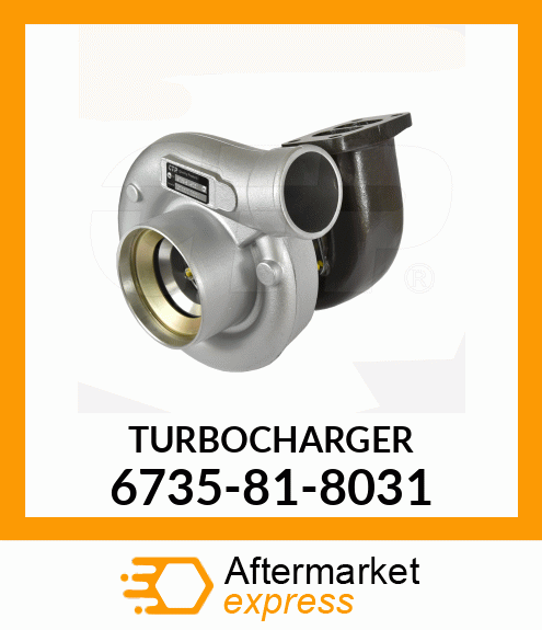 Spare part 6735-81-8031 + KIT,TURBOCHARGER