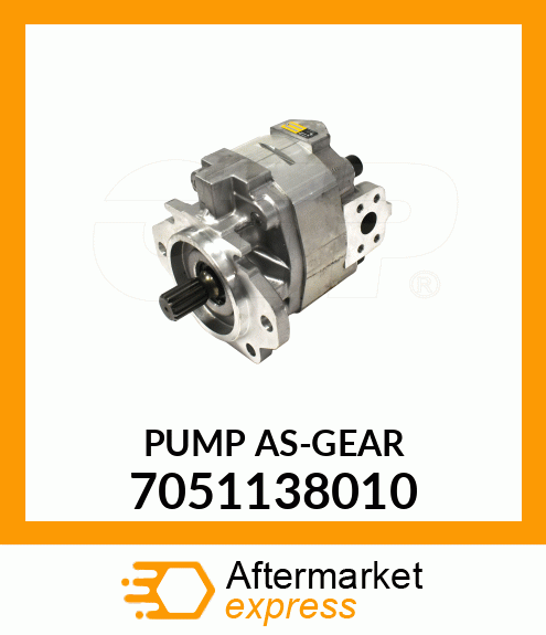 PUMP, HYDRAULIC 705-11-38010