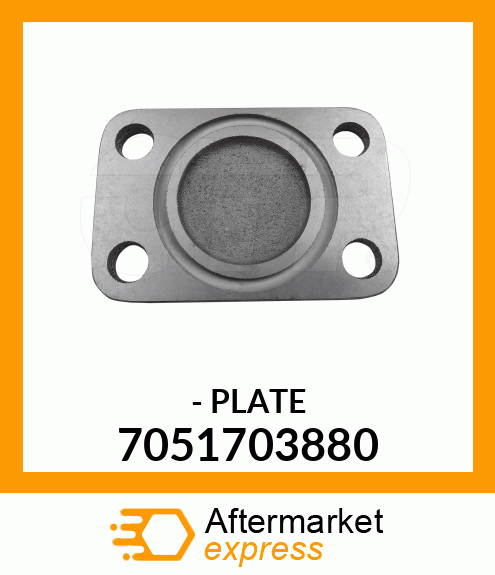 Spare part 705-17-03880 + Plate