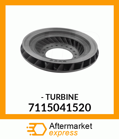 TURBINE WHEEL 711-50-41520