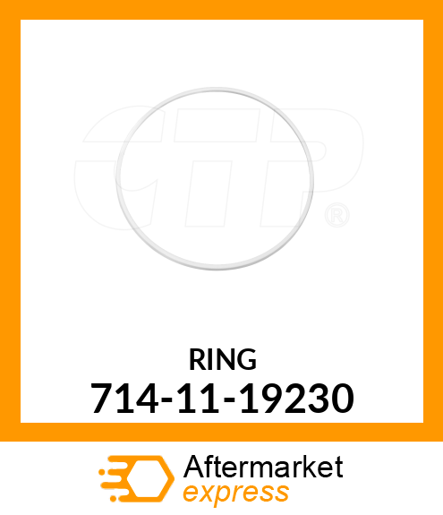 Spare part 714-11-19230 + RING,(F4350-52A1 -9 )