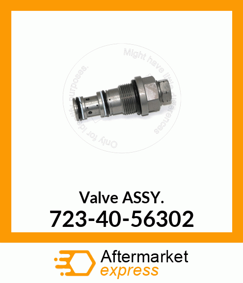 VALVE ASSY, SOLENOID 723-40-56302