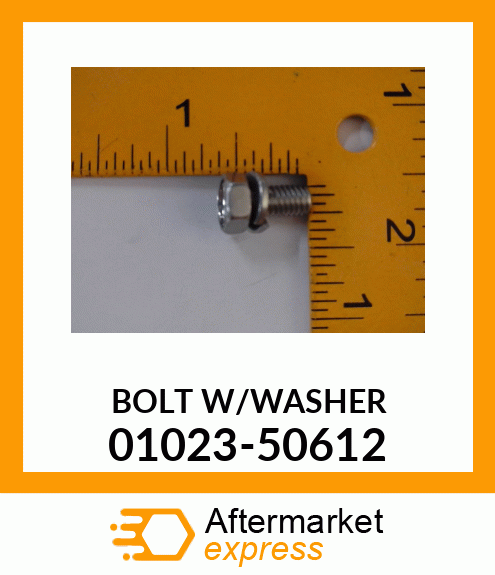 BOLT_W/WASHER 01023-50612