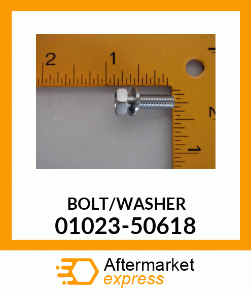 BOLT/WASHER 01023-50618