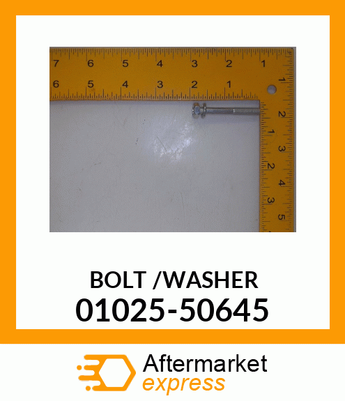 BOLT/WASHER 01025-50645