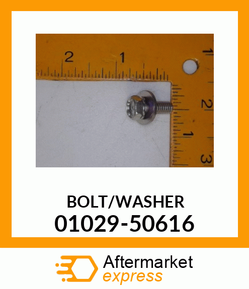 BOLT/WASHER 01029-50616