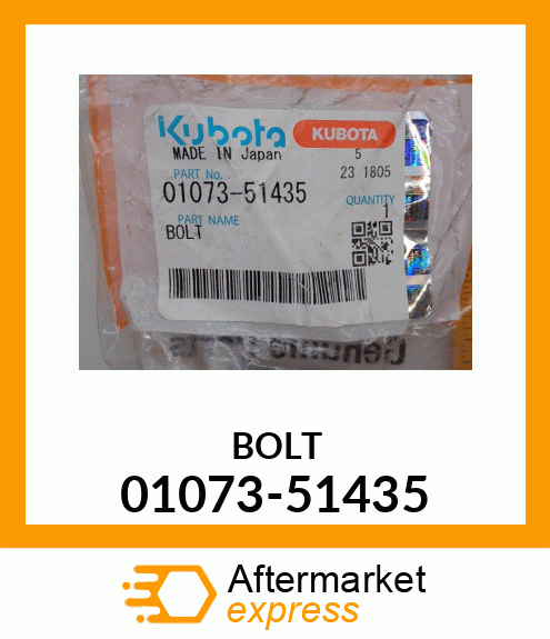 BOLT 01073-51435