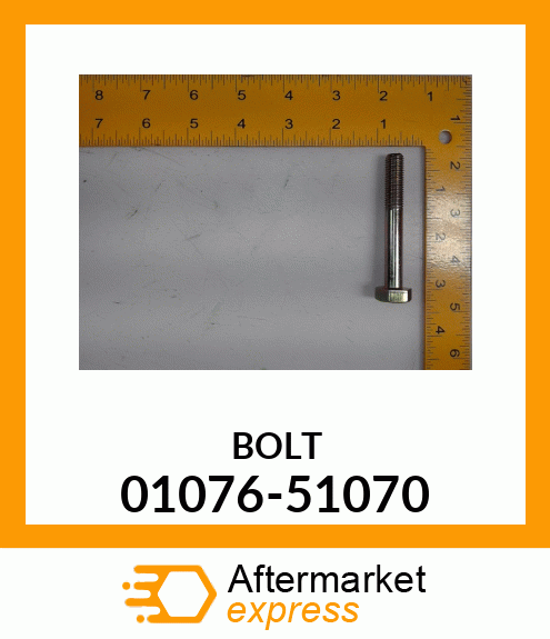 BOLT 01076-51070