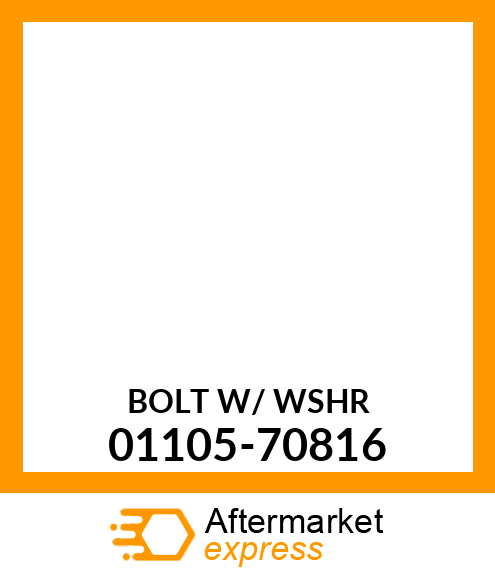 BOLT_W/_WSHR 01105-70816