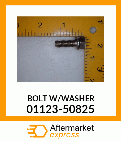 BOLT_W/WASHER 01123-50825