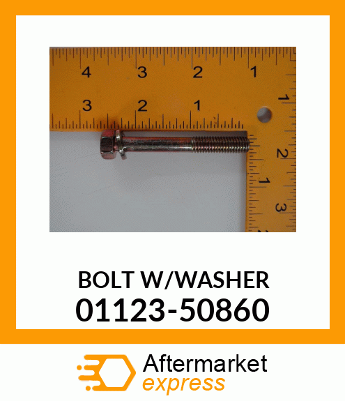 BOLT_W/WASHER 01123-50860