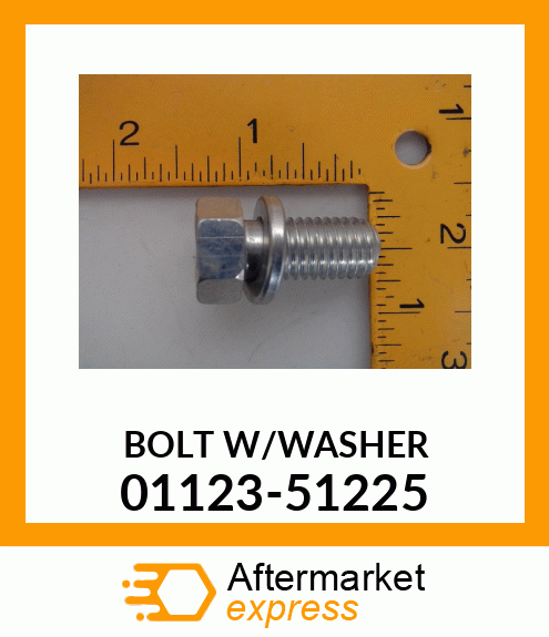 BOLT_W/WASHER 01123-51225