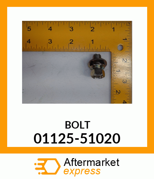 BOLT 01125-51020