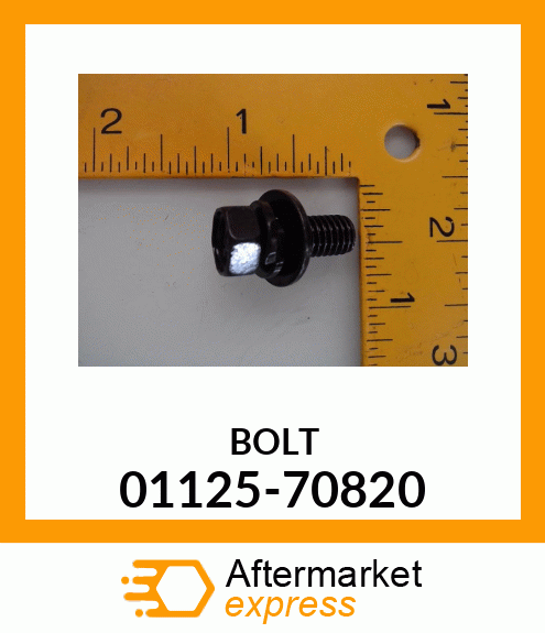 BOLT 01125-70820