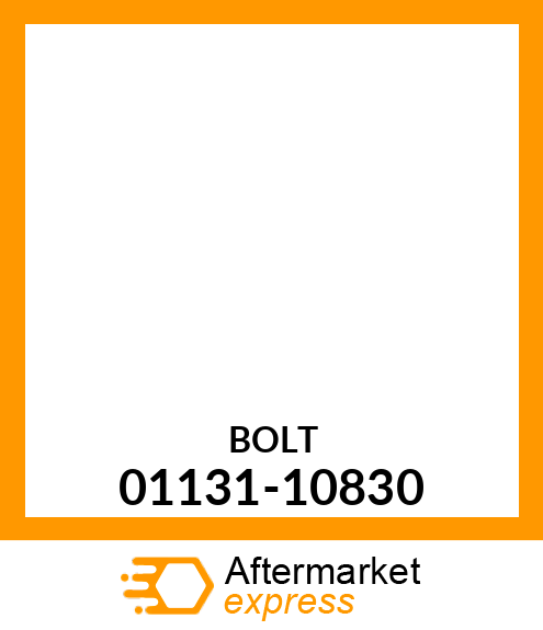 BOLT 01131-10830