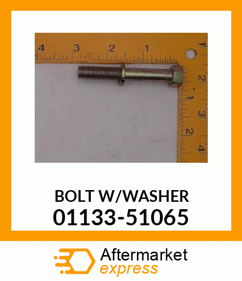 BOLT/WASHER 01133-51065