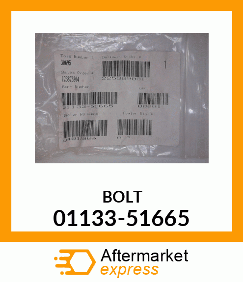 BOLT 01133-51665