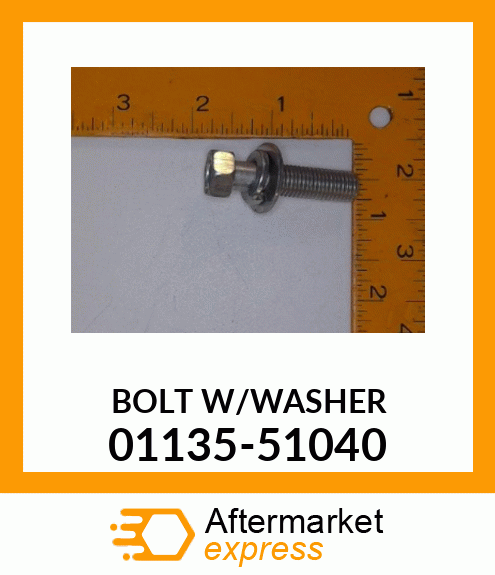 BOLT_W/WASHER 01135-51040