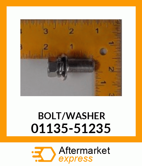 BOLT/WASHER 01135-51235