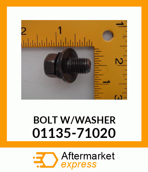 BOLT_W/WASHER 01135-71020