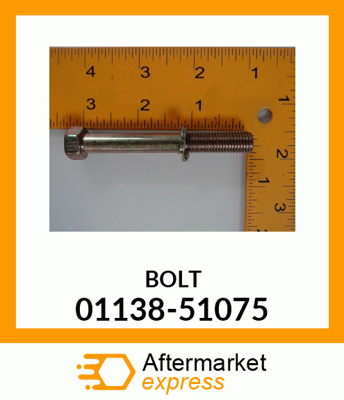 BOLT 01138-51075