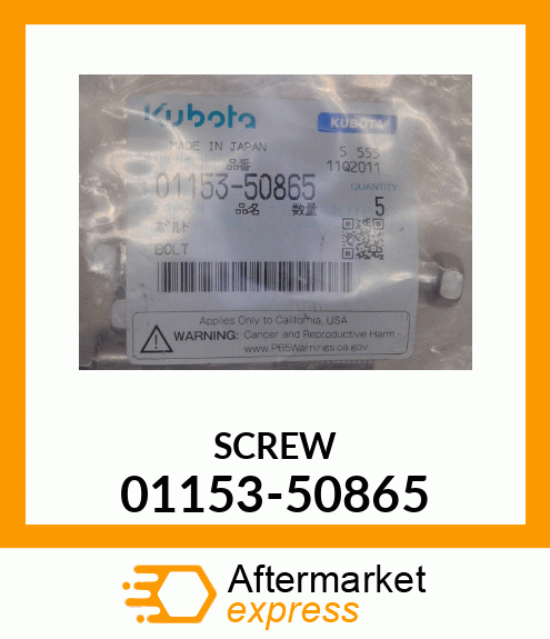 SCREW 01153-50865