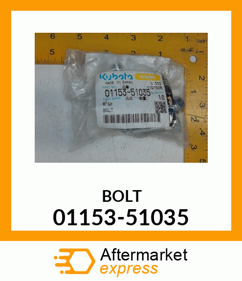 BOLT 01153-51035