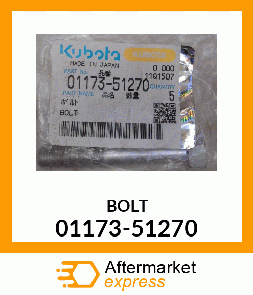 BOLT 01173-51270