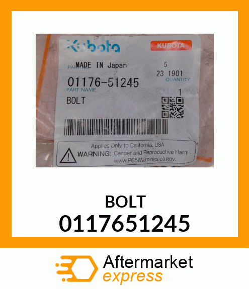 BOLT 01176-51245