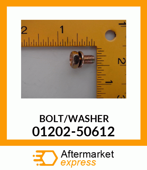 BOLT/WASHER 01202-50612