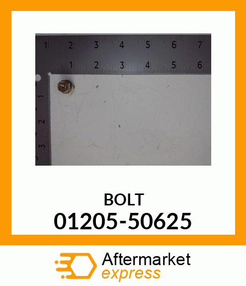 BOLT 01205-50625