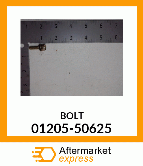 BOLT 01205-50625