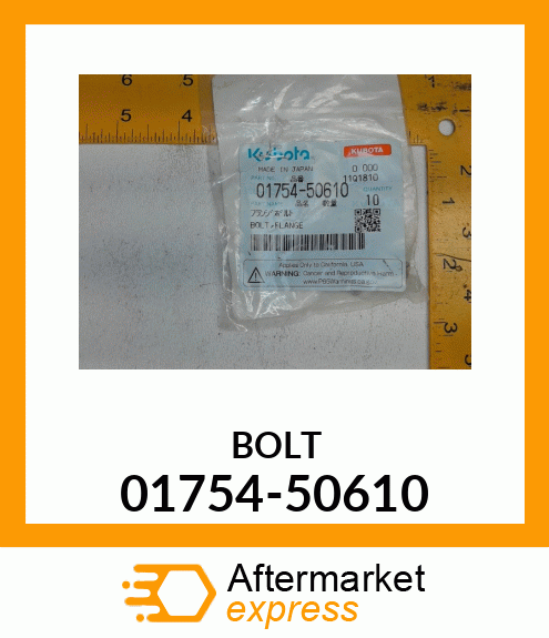 BOLT 01754-50610