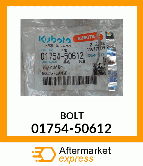 BOLT 01754-50612