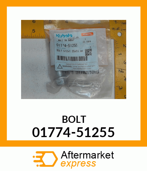 BOLT 01774-51255