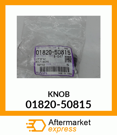 BOLTW/KNOB 01820-50815