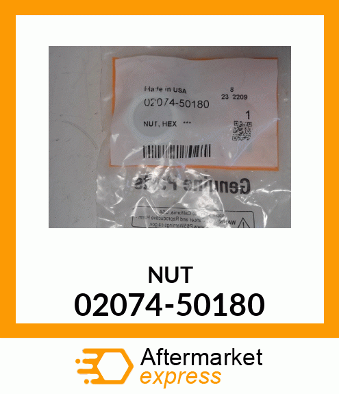 NUT 02074-50180