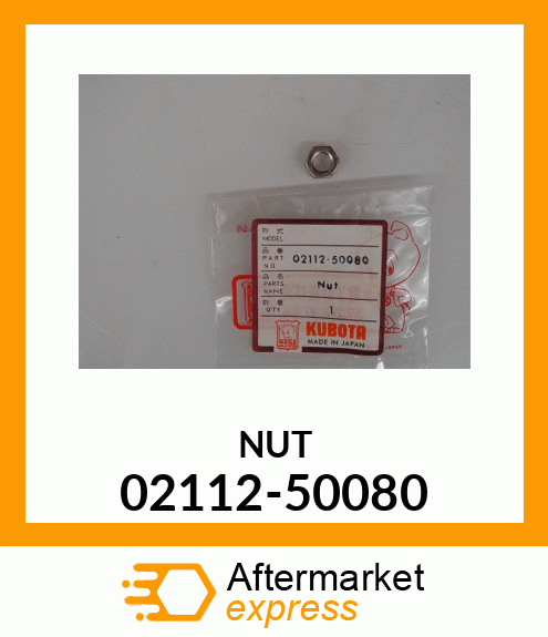 NUT 02112-50080