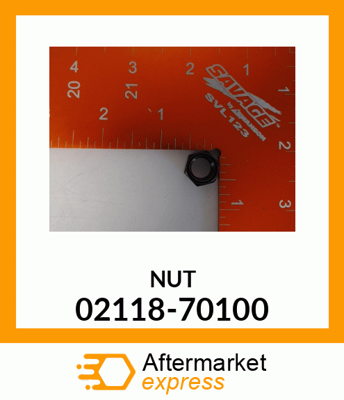 NUT 02118-70100