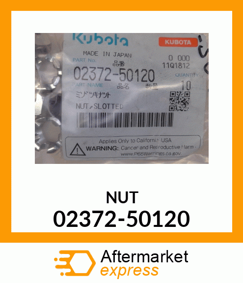 NUT 02372-50120