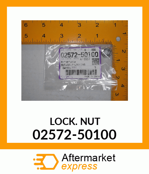 LOCKNUT 02572-50100