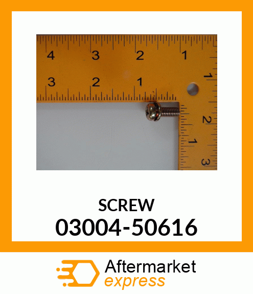 SCREW 03004-50616