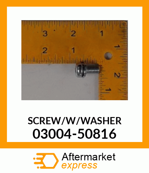 SCREW/W/WASHER 03004-50816