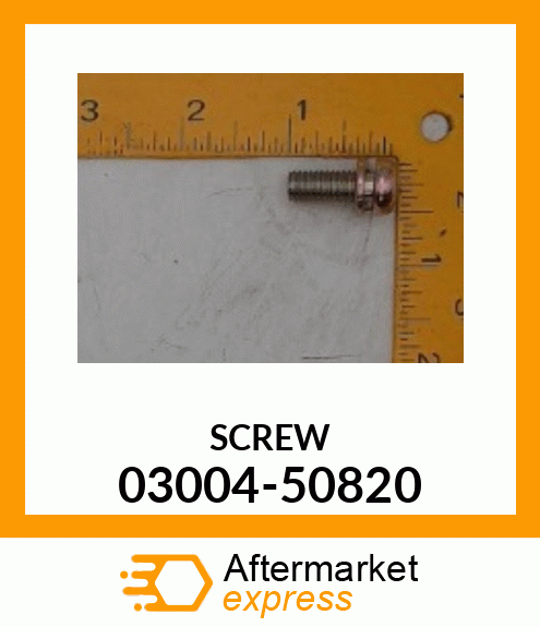 SCREW 03004-50820